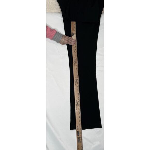 J.Jill size M pants black pull-on stretchy high-rise boot cut office walking - Picture 5 of 8